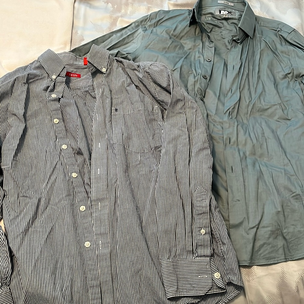 IZOD and Express Men’s Button Up Shirts Bundle